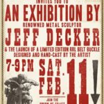 Motorcycle artist "Jeff Decker" will also have his art exhibition at RRL's "AFTER" party on 2/11 7-9pm