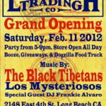 AFTER PARTY 2: Long Beach Trading Co will have opening party on 5-9pm 2/11!!