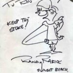 I finally found nice graffitti-art by Randy Rarick from North Shore of Hawaii!