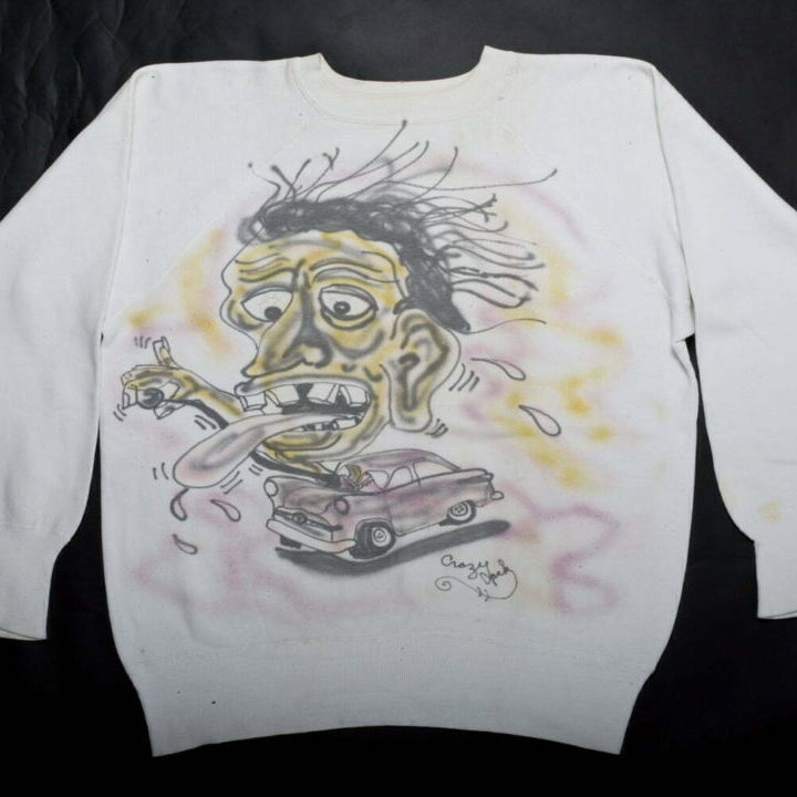 <!--:en-->Vintage Auction File 38: Hand-Painted Hot-Rod Sweatshirt “Gene”<!--:-->
