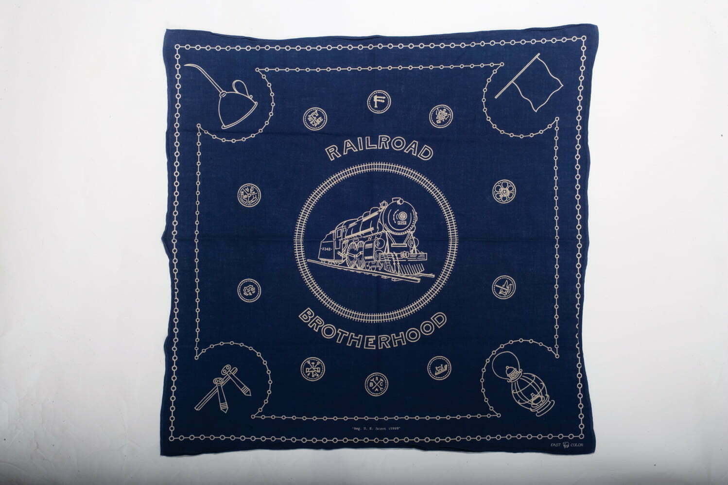 Vintage Auction File 26: Cotton Bandana “Railroad Brotherhood” 