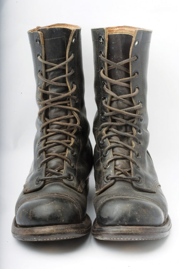 Vintage Auction File 39 Laceup “Skytrooper” Military Jump Boots by