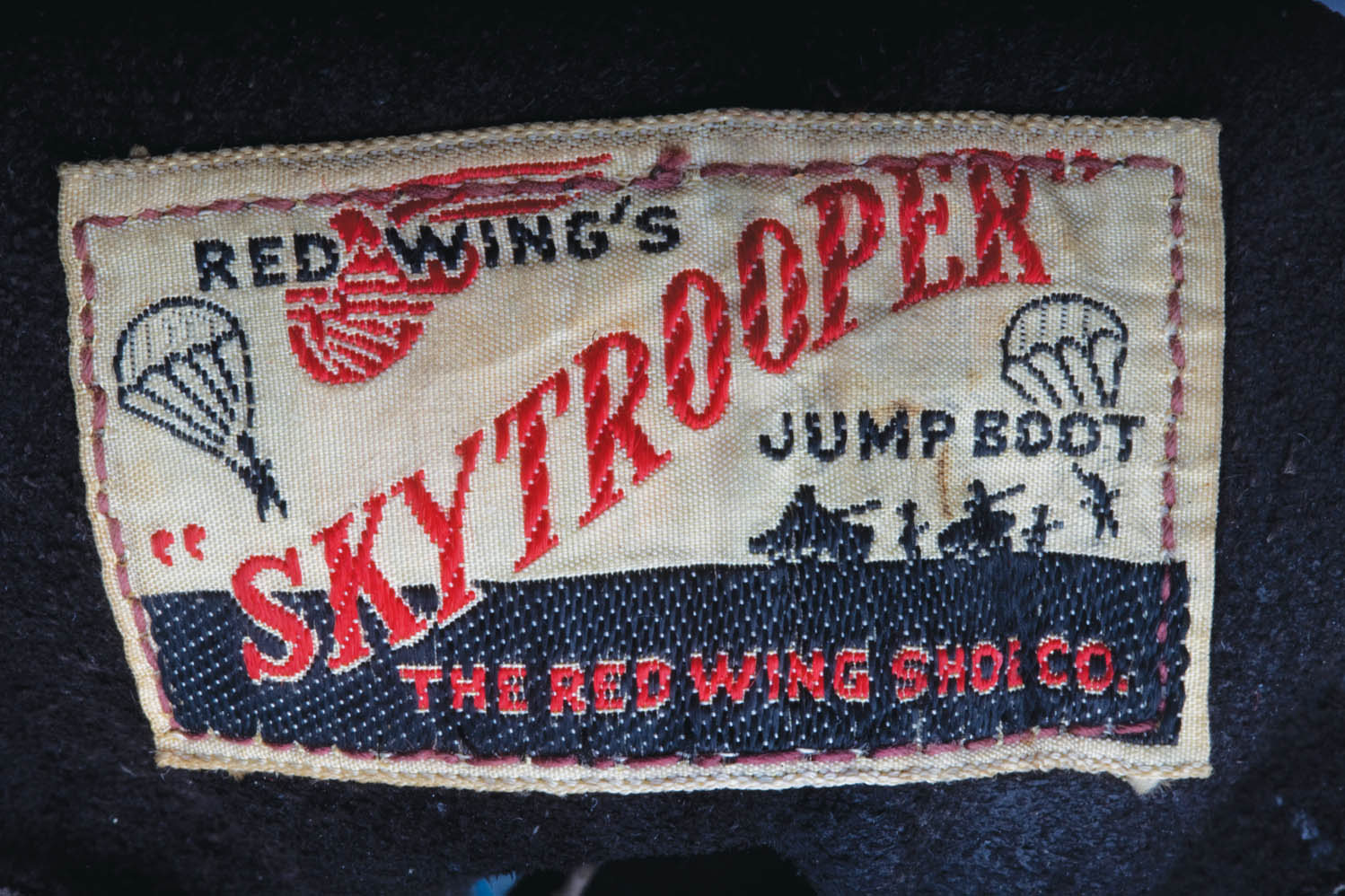 Vintage Auction File 39: Lace-up “Skytrooper” Military Jump Boots by The Red Wing Shoe Co.