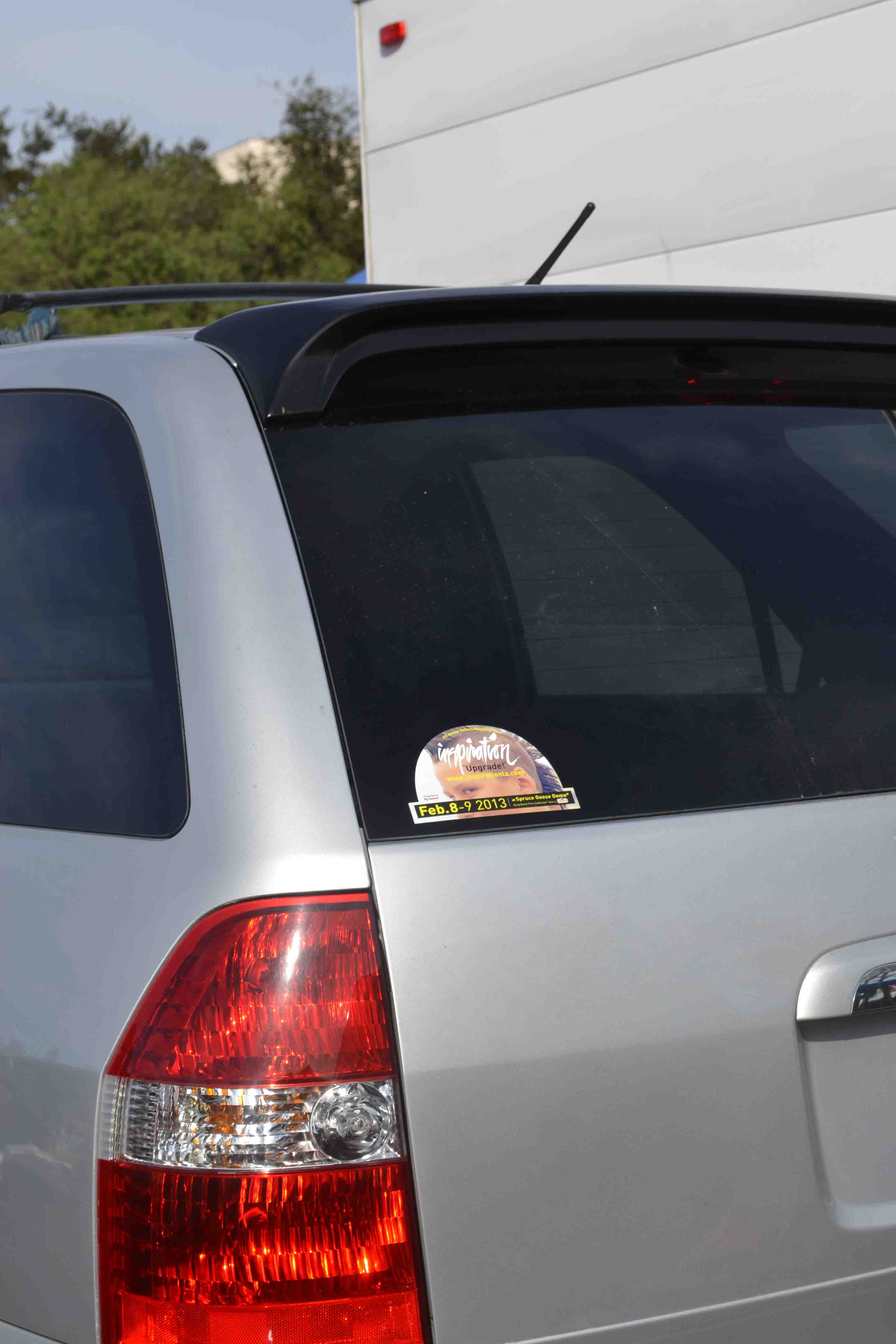 Do you want to put our event sticker on your cars?