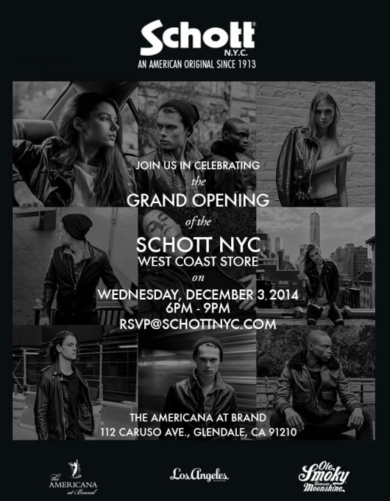 Schott NYC LA Opening Party