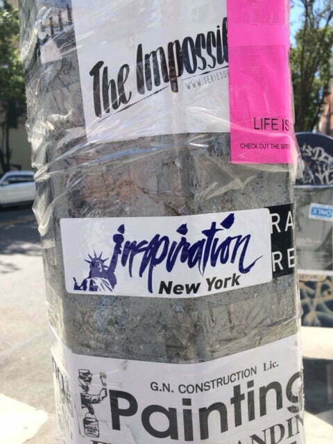 Inspiration NY sticker