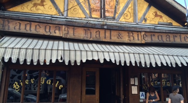 10/15 “Before” self-party at a BEER HALL in 3rd st Brooklyn NY: Radegast Hall & Biergarten