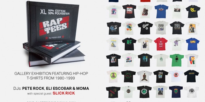 New title “Rap Tees” by DJ Ross One will have a publishing party in NYC tonight (11/6, 7-10pm)!