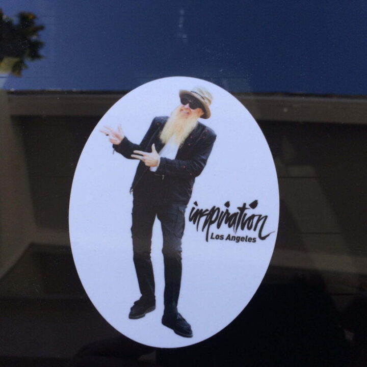 Billy Gibbons Sticker!!