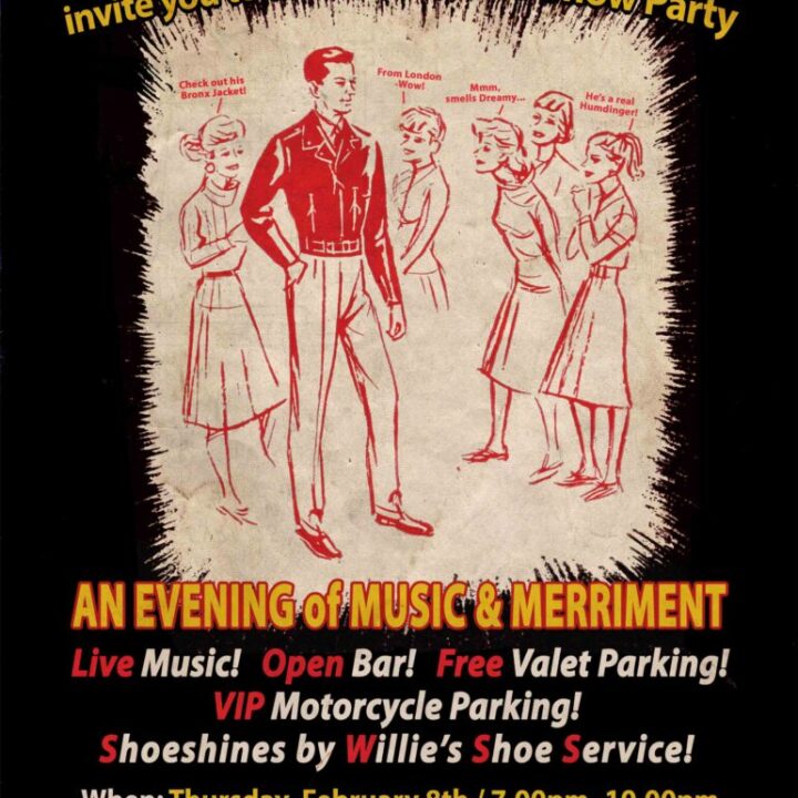 Pre-Event Party Vol. 2 by the Stronghold & Lewis Leathers in Venice, CA on 2/8 7pm-10pm!
