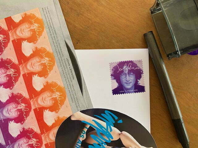 “John Lennon” stamp for Inspiration 2019 Holiday Cards!