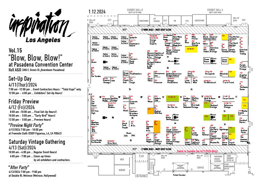 Spaces are available at Inspiration LA on 4/12-13 now!
