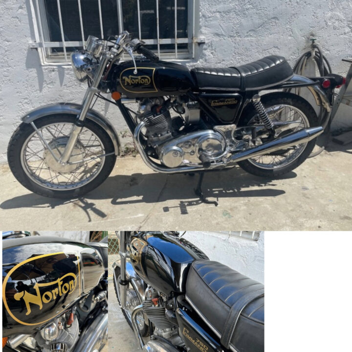 For Sale on 4/12-13: 1971 Norton Commando by original owner’s daughter!